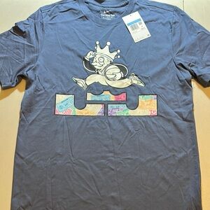 Nike Blue The Nike Tee with Monopoly Game Graphic in size M